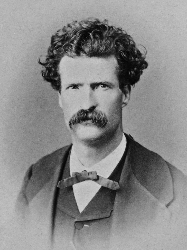 A picture of a young Mark Twain.